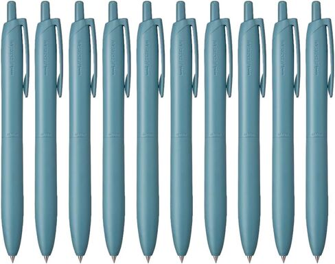 Uni Jetstream Single Ballpoint Pen, Equipped with 0.5mm Lite Touch Ink (Black), Forest Blue, SXNLS05.39, Set of 10 in Kuwait
