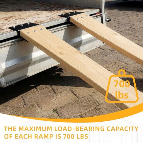 Steel Ramp Top Kit, 2 Pack Heavy-Duty Steel Ramp Kit for 2x8 Boards to Safely Load ATV Motorcycle and Lawn Equipment On and Off Your Vehicle, Black in Saudi Arabia