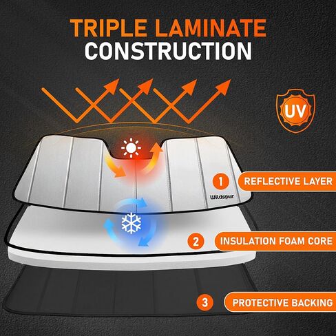 2023-2026 CR-V Windshield Sun Shade for Honda CR-V 2023 2024 2025 2026 Automotive Car Front Window Sunscreen Sunshade in Saudi Arabia