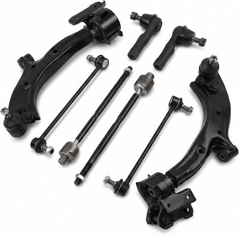 8Pcs Front Lower Control Arm Sway Bar Link Tie Rod Ends Compatible with 2007-2011 Honda CR-V in Saudi Arabia