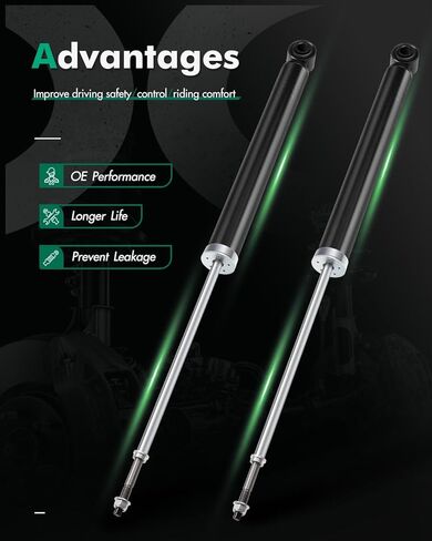 SCITOO Shocks,Rear Gas Struts Shock Absorbers Compatible with 2000 2001 2002 2003 2004 2005 for Toyota Echo Compatible with 343295 5987 Set of 2 in Kuwait