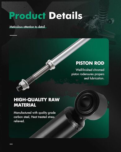 SCITOO Shocks,Rear Gas Struts Shock Absorbers Compatible with 2000 2001 2002 2003 2004 2005 for Toyota Echo Compatible with 343295 5987 Set of 2 in Kuwait