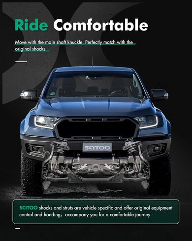 SCITOO Shocks,Rear Gas Struts Shock Absorbers Compatible with 2000 2001 2002 2003 2004 2005 for Toyota Echo Compatible with 343295 5987 Set of 2 in Kuwait