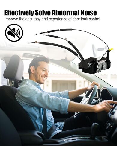 Door Lock Latch Actuator Front Left Driver Side Fit for Nissan Kicks 2019-2024 Replace 805015RL2A 805015RL3A 805015RW3A in Kuwait