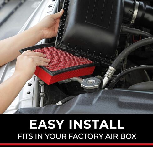 Spectre Essentials Engine Air Filter by K&N: Premium, 50-Percent Longer Life: Fits Select 2005-2011 CHEVY/PONTIAC (Impala, Monte Carlo, Grand Prix), SPA-2334 in Kuwait