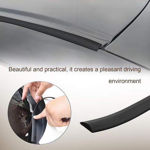 16.5FT/5M Car Windshield Seal Strip & Sunroof Rubber Seal, Universal Automotive Weather Stripping Seal Strip for Car Front Rear Windshield, Sunroof, Windows, Sliding Doors Edge Trim Molding Protection in Saudi Arabia