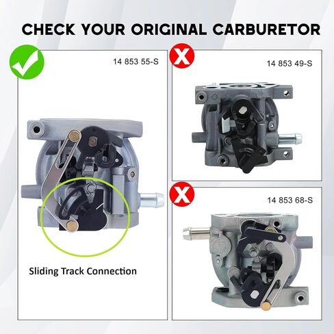 XT675 Carburetor for Toro Recycler 20171 20371 20378 20377 Lawn Mower with Kohler XT650 XT675 XT6.5 XT6.75 149cc Engine 6.5hp 6.75hp in Saudi Arabia