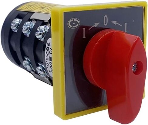 Reset Momentary 3 Positions Manual Transfer Rotary Cam Switch Electric Silver Contact 10A Three Poles HZ5B-10/3 B005 in Saudi Arabia