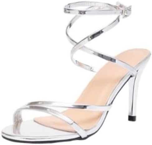 Womens Strappy Lace up Heels Sandals Sexy High Heeled Ankle Strap Summer Dress Shoes in Saudi Arabia