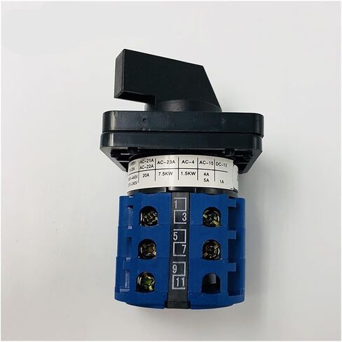 YMW26-20/3 Rotary Switch 6 Postion 690V 20A 3 Poles Universal Changeover Cam Main Switches Silver Contact Circuit Control LW26 in Saudi Arabia