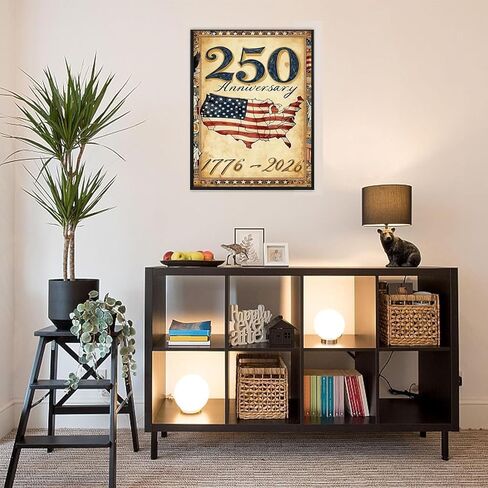 ARPADAMO Square Diamond Art Kits for Adults-American Flag Square Drill Diamond Painting,Square Diamond Art,DIY 250 Anniversary Gem Art Kits for Adults and Crafts for Gifts and Home Wall Decor 12x16in in Saudi Arabia