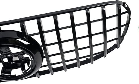 KARPAL Front GT Grille Bumper Grille Compatible With Mercedes Benz X167 GLS450 GLS580 2020 2021 2022 2023 With Hole Black in Kuwait