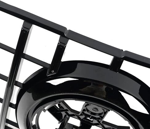 KARPAL Front GT Grille Bumper Grille Compatible With Mercedes Benz X167 GLS450 GLS580 2020 2021 2022 2023 With Hole Black in Kuwait