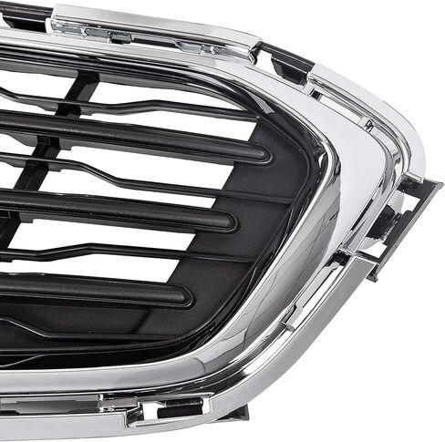 ALMULOO Front Grill Compatible with 2015 Chevy Cruze & 2016 Chevrolet Cruze Limited Excludes Ltz Model Grille Plastic(ABS) Chrome Replacement for GM1200728 95405770 in Kuwait