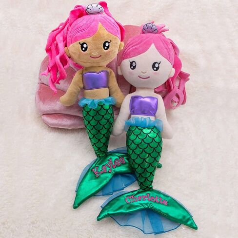 DIBSIES Personalized Mermaid Dolls - 16 Inch (Light Skin Tone) in Saudi Arabia