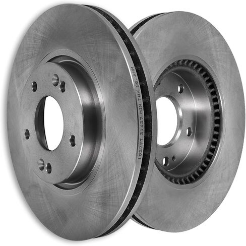 SCITOO Front Brake Rotors Kits 31427 Vented Disc Brake Rotors Fit For Hyundai For Sonata 2006-2013,For Hyundai For Tucson 2010-2015,For Hyundai For Veloster 2013,For Kia For Forte 2010-2014 in Kuwait