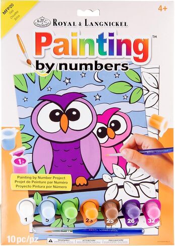 Royal & Langnickel My First Owls Paint by Numbers in Kuwait