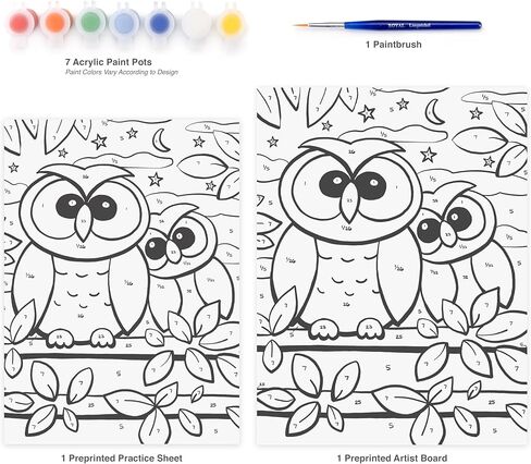 Royal & Langnickel My First Owls Paint by Numbers in Kuwait