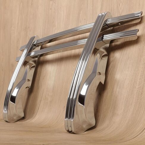 KUAFU Front Bumper Grille Brush Guard Compatible with 1947-1954 Chevy Chevrolet Truck 3100 3600 3700 3800 3900 Bull Bar Front Bumper Grill Guard Frame Protector Steel Chrome in Kuwait