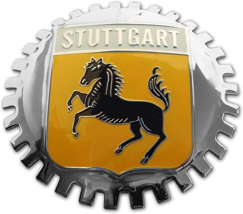 Stuttgart Flag of Germany Grill Badge Emblem for Trucks and Cars in Kuwait