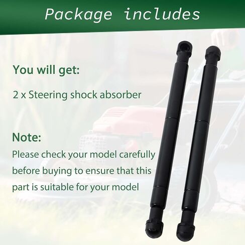 Autoparts 603983 2-Pack Steering Control Dampers, Steering Shock Absorber Replacement for Hustler SD, SDX, X, XD, XDX, XL, Fastrak, Big Dog and More Mower Models in Kuwait
