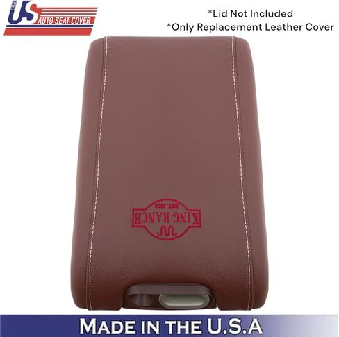 2009-2012 fits Ford F-150 King Ranch Leather Center Console Lid Cover Chaparral Brown in Saudi Arabia