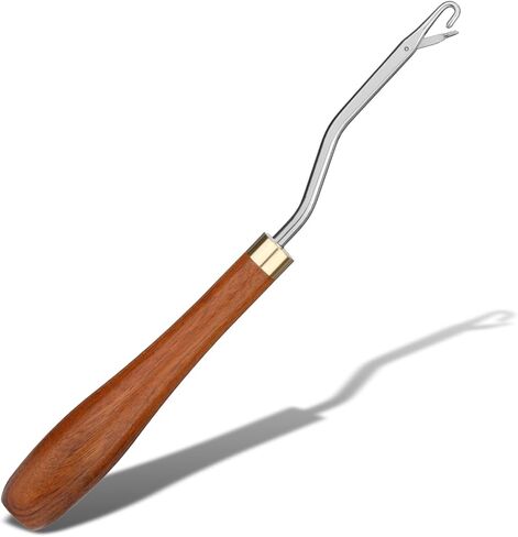 Giwrmu Latch Hook Tool, Wooden Latch Hooks, Latch Hook Crochet Needle for Micro Braids, Hair Extension and Carpet Craft in Saudi Arabia