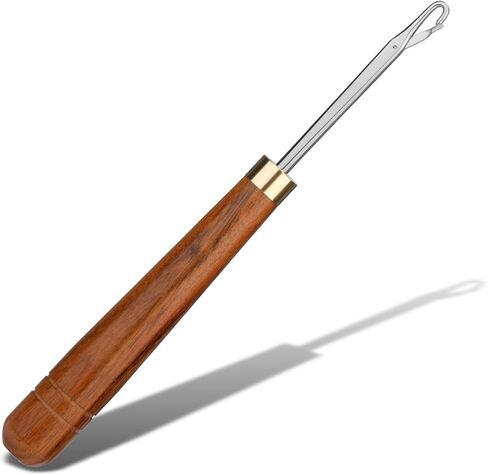 Giwrmu Latch Hook Tool, Wooden Latch Hooks, Latch Hook Crochet Needle for Micro Braids, Hair Extension and Carpet Craft in Saudi Arabia