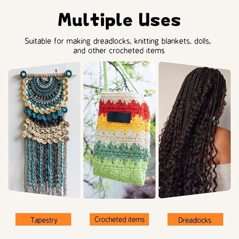 Giwrmu Latch Hook Tool, Wooden Latch Hooks, Latch Hook Crochet Needle for Micro Braids, Hair Extension and Carpet Craft in Saudi Arabia