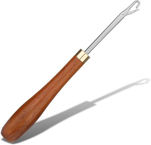 Giwrmu Latch Hook Tool, Wooden Latch Hooks, Latch Hook Crochet Needle for Micro Braids, Hair Extension and Carpet Craft in Saudi Arabia