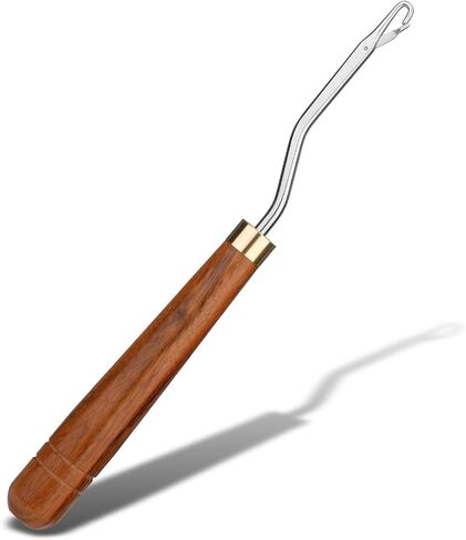 Giwrmu Latch Hook Tool, Wooden Latch Hooks, Latch Hook Crochet Needle for Micro Braids, Hair Extension and Carpet Craft in Saudi Arabia