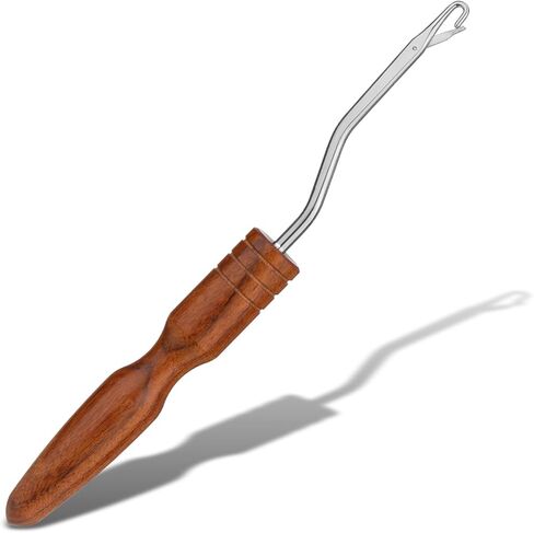Giwrmu Latch Hook Tool, Wooden Latch Hooks, Latch Hook Crochet Needle for Micro Braids, Hair Extension and Carpet Craft in Saudi Arabia