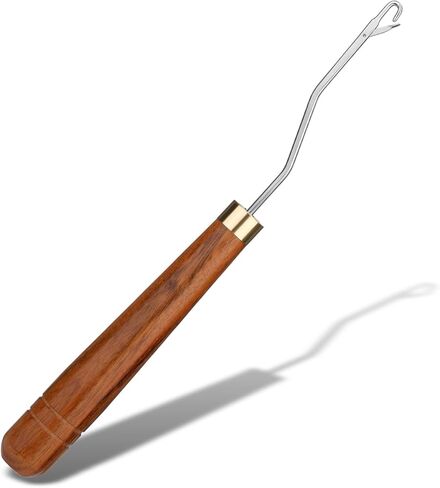 Giwrmu Latch Hook Tool, Wooden Latch Hooks, Latch Hook Crochet Needle for Micro Braids, Hair Extension and Carpet Craft in Saudi Arabia