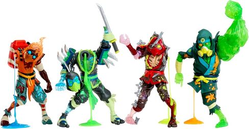 Ninjombie Action Figure - Sword Lord, Boys Action Ninja Zombie Slime Monster Action Figure, Ages 6 + in Kuwait