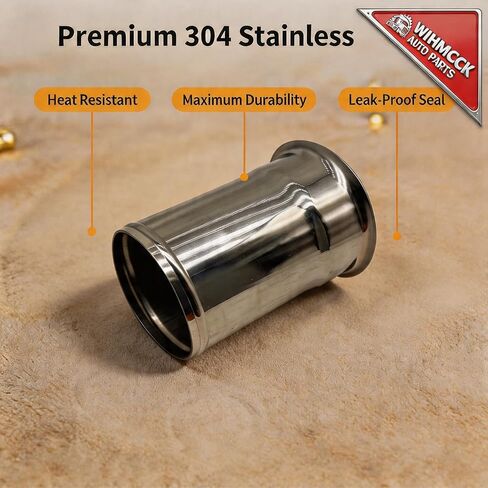 304 Stainless Steel Intake Manifold Extension Pipe Short Coolant Tube for Detroit Diesel Series 60 14.0L Only, Replaces OEM #23505899, Heavy Duty Engine Cooling System Part in Kuwait