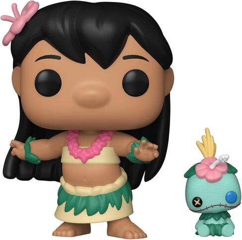 Funko Pop! & Buddy: Lilo & Stitch - Hula Lilo with Scrump - Collectable Vinyl Figure - Gift Idea - Official Merchandise - Toys for Kids & Adults - Disney Fans - Model Figure for Collectors in Kuwait