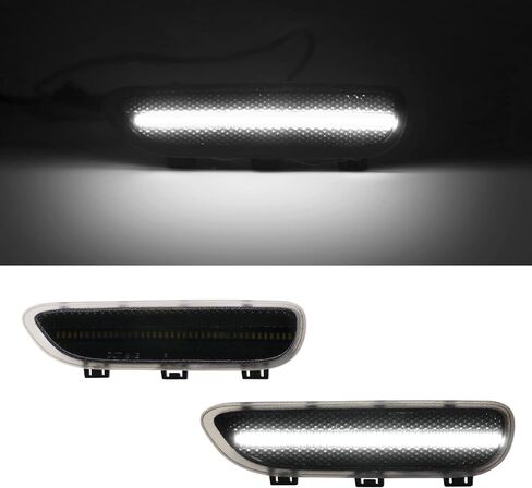 Front Bumper LED Reflector Lights Replacement for 3 Series E46 325i 325Ci 330Ci 330i 2-Door Coupe Convertible 1999-2003, E46 M3 2001-2006, 2 PCS Side Marker Fender Driving Parking Lamp in Kuwait