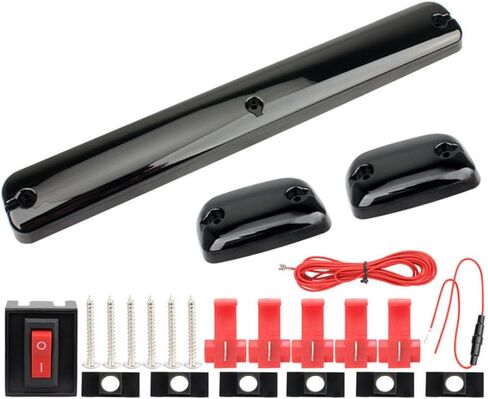 Cab Lights 3 PCS Fit for Silverado 2007-2014 or Sierra 1500 2500 3500 HD Trucks - Roof Running Top Marker Assembly Compatible With Trucks in Kuwait