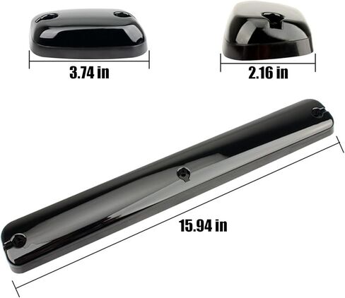 Cab Lights 3 PCS Fit for Silverado 2007-2014 or Sierra 1500 2500 3500 HD Trucks - Roof Running Top Marker Assembly Compatible With Trucks in Kuwait