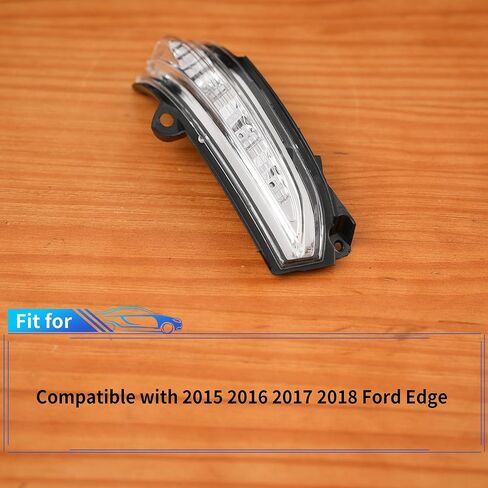 Left Mirror Turn Signal Lamp Driver Side for 2015 2016 2017 2018 Ford Edge Replace FT4Z-13B374-A FT4Z13B374A in Kuwait
