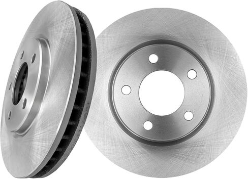 PM Auto Front Brake Disc Rotors 280.9mm Compatible With 2001-2007 Dodge Caravan in Kuwait