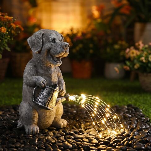 Lavezee Garden Bear Statues, Mother and Baby Bear Figurines with Solar Lantern for Outdoor Porch Yard Lawn, Unique Bear Gifts for Mom Grandma Women in Saudi Arabia