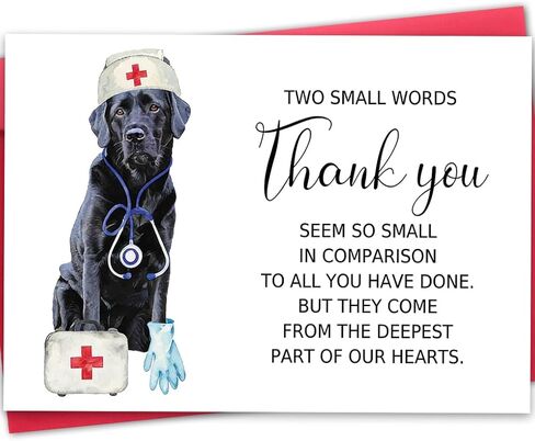 Thank You Card, Appreciation Card, Heartfelt Thank You Gift with Kraft Envelope and Gold Seal Sticker in Saudi Arabia