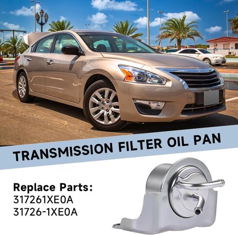 Oil Cooler Filter Compatible with Nissan Maxima, Altima, Murano, Quest 2007-2014 (3.5L V6 CVT) - Replaces OEM 31726-1XE0A, 317261XE0A in Saudi Arabia