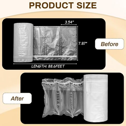 Air Pillows for Shipping, 150 Count Inflatable Air Bags for Packing 4.72" * 7.87" Air Pockets for Packaging Moving Supplies Box Packing Filler Purse Shaper Alternative to Packing Peanuts in Saudi Arabia