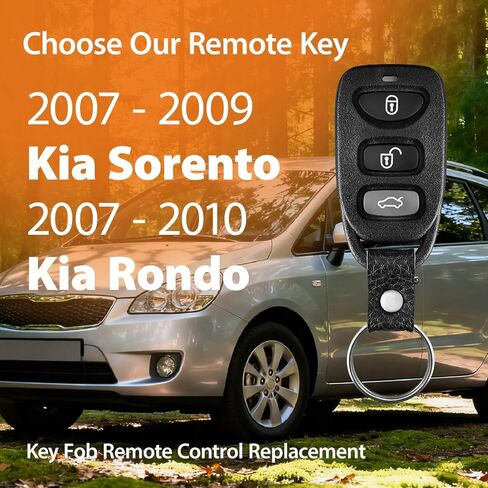 Keyless Key Fob Remote Control Replacement for 2007 - 2010 Kia Rondo Sorento PLNHM-T011 315MHz 4 Buttons in Saudi Arabia