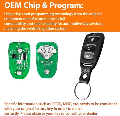 Keyless Key Fob Remote Control Replacement for 2007 - 2010 Kia Rondo Sorento PLNHM-T011 315MHz 4 Buttons in Saudi Arabia