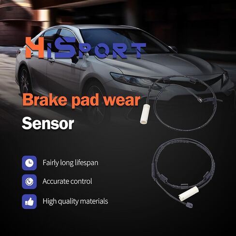 مستشعرات تآكل وسادة الفرامل الخلفية HiSport - متوافقة مع Mini Cooper وتستبدل 34356792572 34356792573 in Kuwait