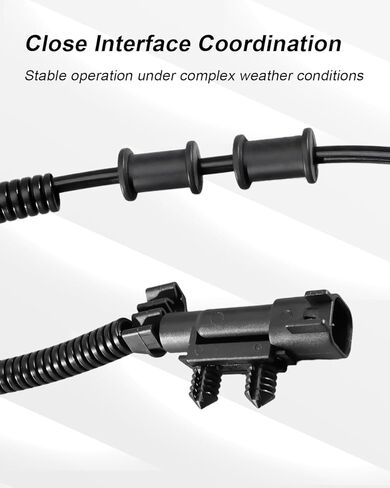2Pcs Front ABS Wheel Speed Sensor Left and Right Compatible with Dodge Nitro 2007-2011 Fit for Jeep Liberty 2008-2012 Replace ALS1916 68004019AA 68004019AB 68004019AC, Driver Passenger Side in Saudi Arabia