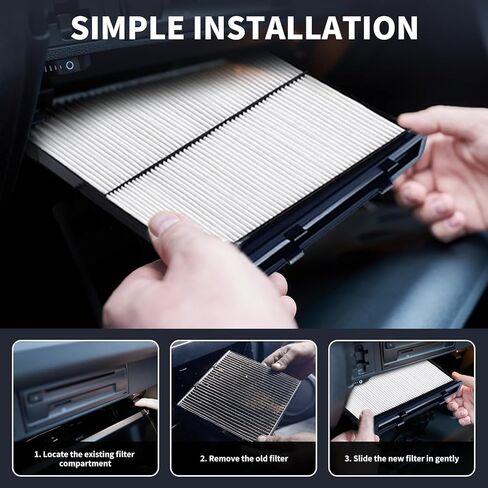 Cabin Air Filter with Activated Carbon, CF10930 for Subaru Crosstrek, Forester, Impreza, WRX, WRX STI, XV Crosstrek. in Saudi Arabia